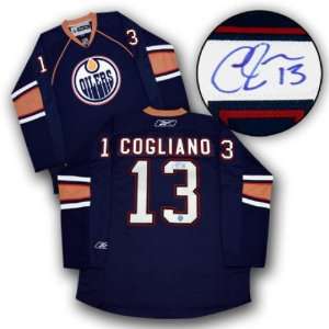 Andrew Cogliano Signed Jersey   Edmonton Oilers   Autographed NHL 