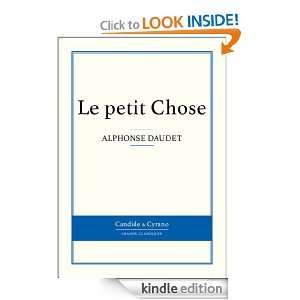 Le petit Chose (French Edition) Alphonse Daudet  Kindle 