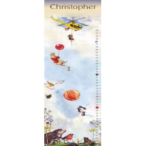  Helicopter Chase Personalized Growth Chart: Home & Kitchen