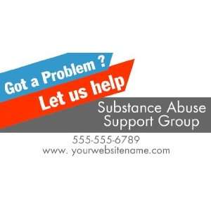  3x6 Vinyl Banner   Substance Abuse Support Group 