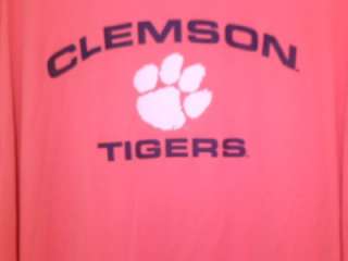 Men Shirt, Orange, CLEMSON Tigers, Silky, NWT, L/XL/2XL  