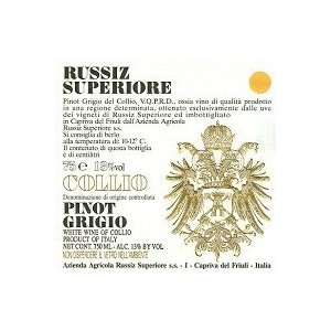  Russiz Superiore Collio Pinot Grigio 2009 750ML Grocery 