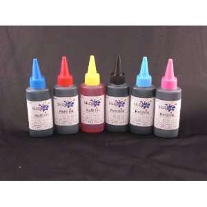Silo Ink Canon Compatible Premium Dye Refill Ink (6 x 100mL of Cyan 