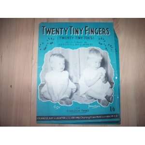   Twenty Tiny Toes (Sheet Music) Sid Tepper / Roy C Bennett Books