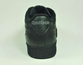 REEBOK Lifestyle Club C Black Charcoal Casual Tennis Shoes Men Size 6 