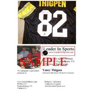  Yancy Thigpen Autographed/Hand Signed Jersey   Pittsburgh 