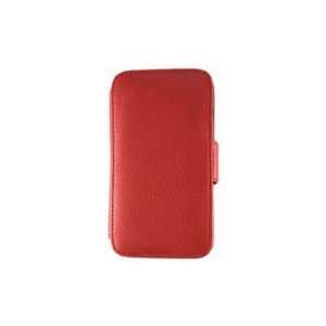  RED Side Flip Leather Case for iPhone 3G / 3GS Everything 