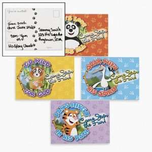 Panda And Friends Postcard Invitations   Invitations & Stationery 