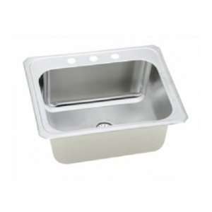  Elkay top mount single kitchen bowl DCR2522104 4 Holes 