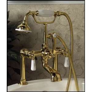  Rim Mounted Faucet & Hand Shower   Lever   Barclay: Home Improvement