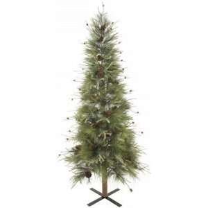  8 Slim Long Needle Rustic Christmas Tree: Home & Kitchen