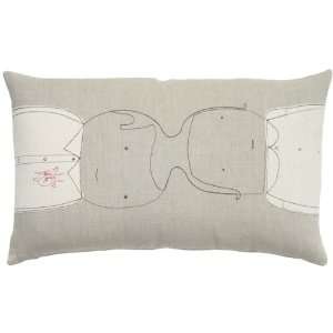  k studio Conjoined Pillow   Natural Hemp