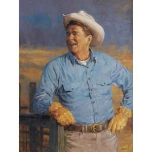 Andy Thomas   Reagan Artists Proof Canvas Giclee 