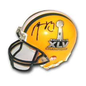   Aaron Rodgers Green Bay Packers mini replica helmet: Sports & Outdoors