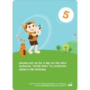  Tiger Golf Birthday Party Invitations: Health & Personal 