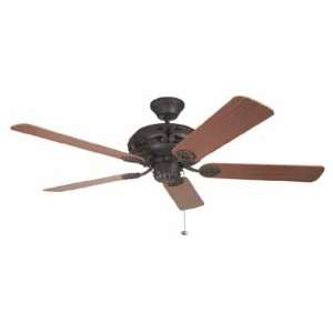  Aged Bronze Three Speed Ceiling Fan Dual Mount: Home 