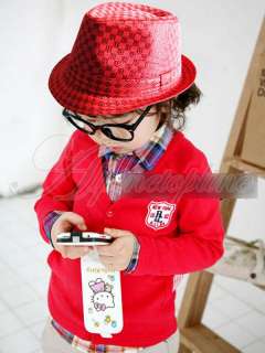 Cute Toddler Kids Baby Boys Girls Cap Fashion Photography Fedora Hat 