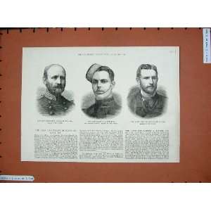  War 1885 Alfred Pigott Major Atherton Rudolph De Lisle