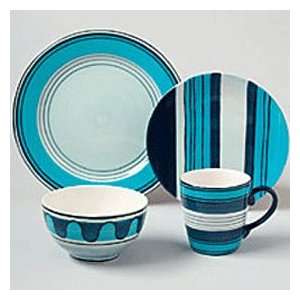 Pfaltzgraff Cool River 16 Piece Dinnerware Place Setting, Service for 