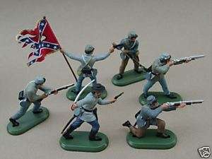 NEW Britains Super Deetail Toy Soldiers Confederates  