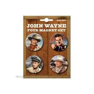  John Wayne Round Magnets Set Series 1: Home & Kitchen