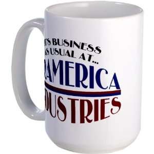  Kramerica Industries Funny Large Mug by CafePress 