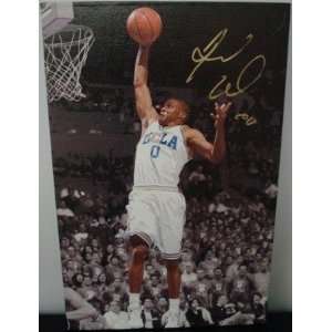 RUSSELL WESTBROOK SIGNED UCLA BRUINS 20x14 CANVAS UDA  