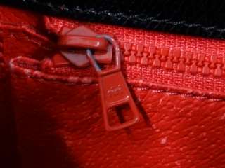 Vintage CELINE Black Leather Round Handle Shoulder Strap Handbag Bag 