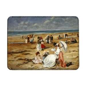  Beach at Courseulles (oil on panel) by   iPad Cover 
