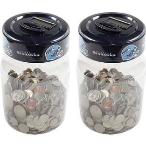 Eb Brands Seattle Seahawks Digital Coin Bank   Set Of 2:  