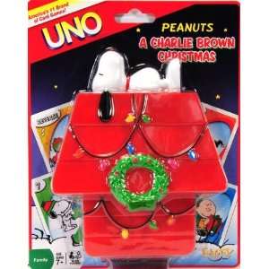  Peanuts Charlie Brown UNO Card Game: Toys & Games