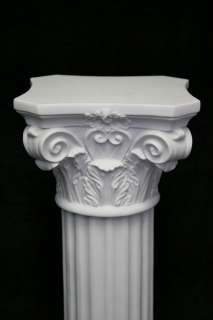 Neoclassical Roman Column Pedestal Made in Italy Statue  