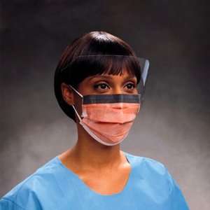 Kimberly Clark FLUIDSHIELD Procedure Mask with Wraparound Splashguard 