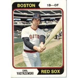  1974 Topps #280 Carl Yastrzemski Boston Red Sox Baseball 