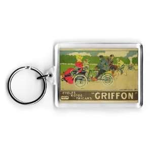 Poster advertising Griffon Cycles, Motos & Tricars (litho) by Walter 