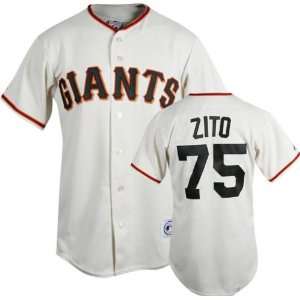 Barry Zito Ivory Majestic MLB Home Replica San Francisco Giants Jersey 