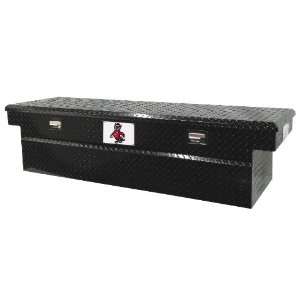   State 71 Black Aluminum Single Lid Full Size Cross Bed Truck Tool Box