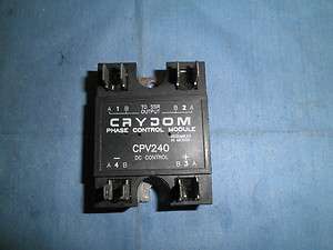 Crydom Model CPV240 Soft Start Solid State Relay Module, DC Control 