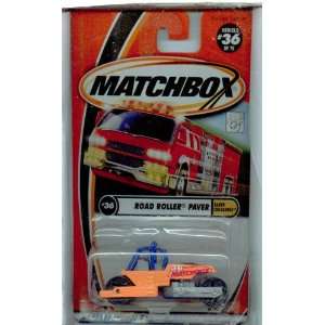  Matchbox 2001 36/75 Earth Crunchers Road Roller Paver 164 