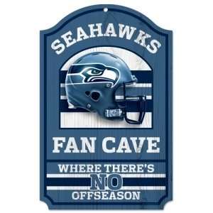  Seattle Seahawks Wood Sign   11x17 Fan Cave Design 