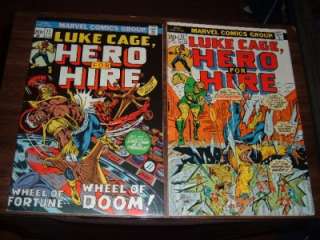 Hero For Hire 2 16(Luke Cage) lot of 12 comic books  
