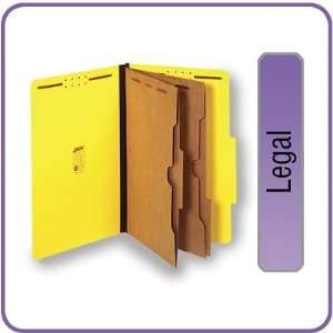  Quill Brand Partition Folders with Pockets 6 Fasteners 