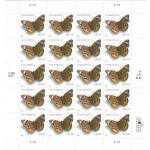  Common Buckeye Butterfly   Sheet of 20 US 24c Stamps 4001 