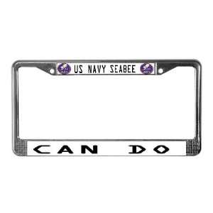  Seabee Navy License Plate Frame by  Everything 