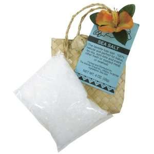  Hawaiian Coarse Sea Salt & Mini Lauhala Bag: Home 