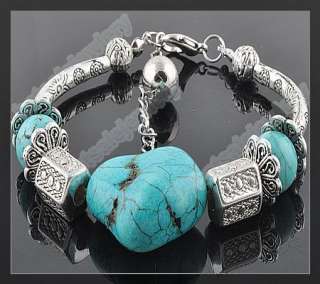 wholesale 12X turquoise coral tibetan tone bracelets  