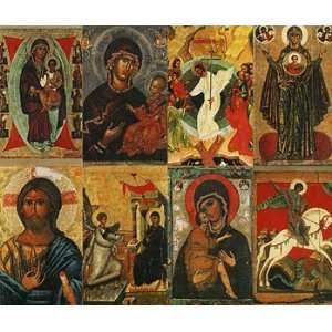  Icon Assorted Subjects Custom Prayer Card