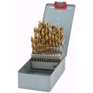   Nitride Coated M2 High Speed Steel Drill Bits with 3/8 Cutdown Shanks