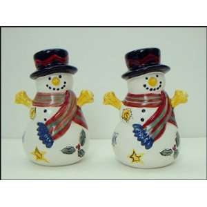  Sango Sweet Shoppe Christmas Snowman Salt & Pepper 