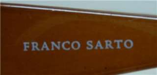 FRANCO SARTO SUNGLASSES USED WOMEN RHEINESTONE ACCENTS  